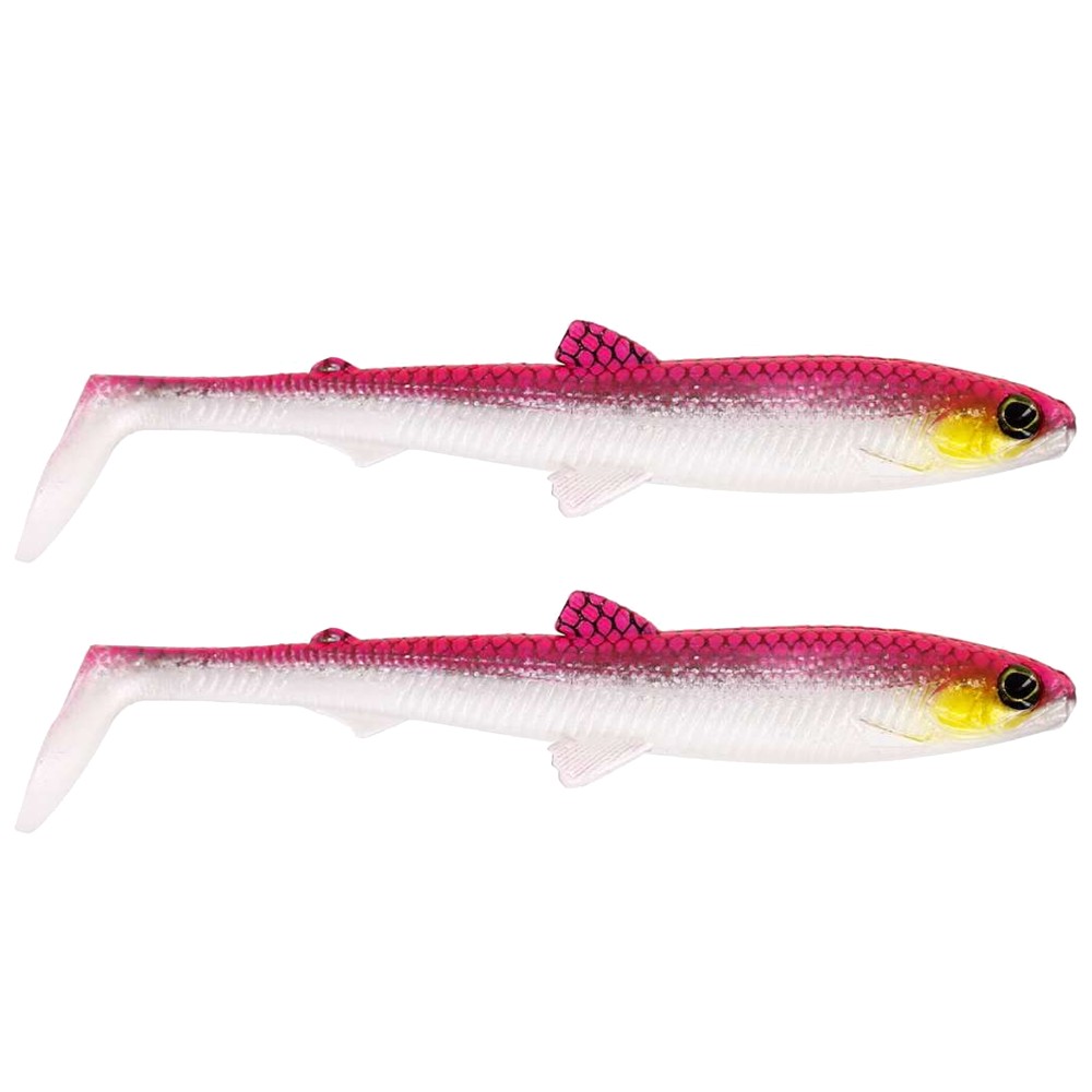 Westin BullTeez Shadtail - Gummifisch Pink Headlight - 12,5cm - 16g - 2 Stück