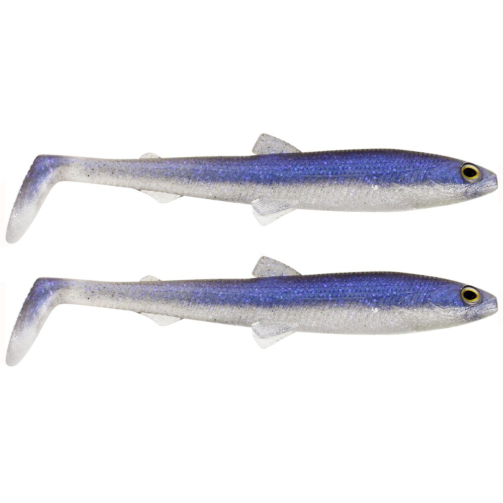 Westin BullTeez Gummifische 12,5cm - Sparkling Blue- 16g - 2 Stück