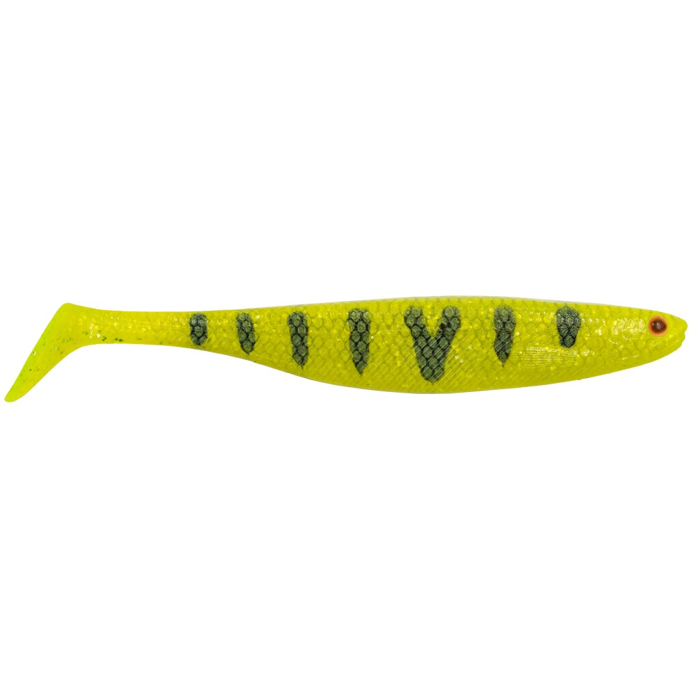 Westin ShadTeez Slim (Einzeln) Gummifisch 12cm - Yellow Danger - 10g - 1 Stück