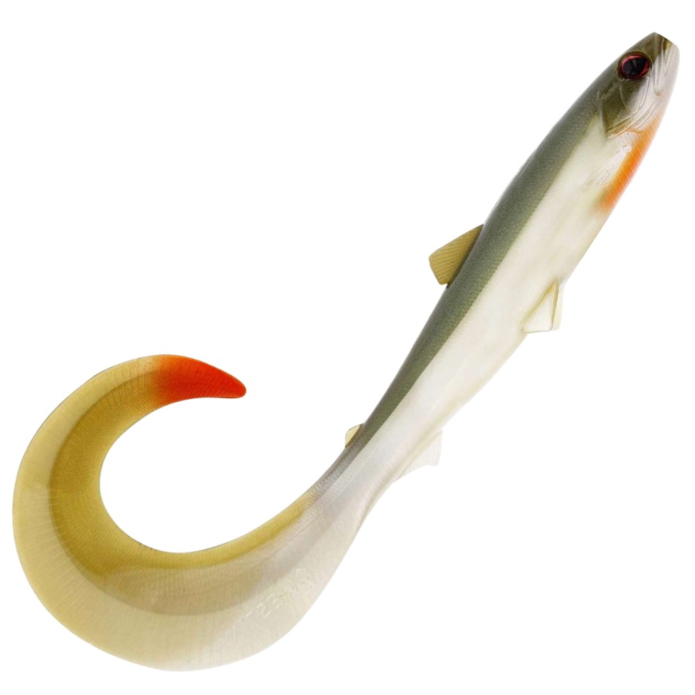 Westin BullTeez Curltail Gummifische 8cm - Bass Orange - 3g - 3 Stück