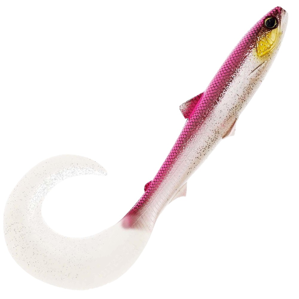 Westin BullTeez Curltail Gummifische 8cm - Pink Headlight - 3g - 3 Stück