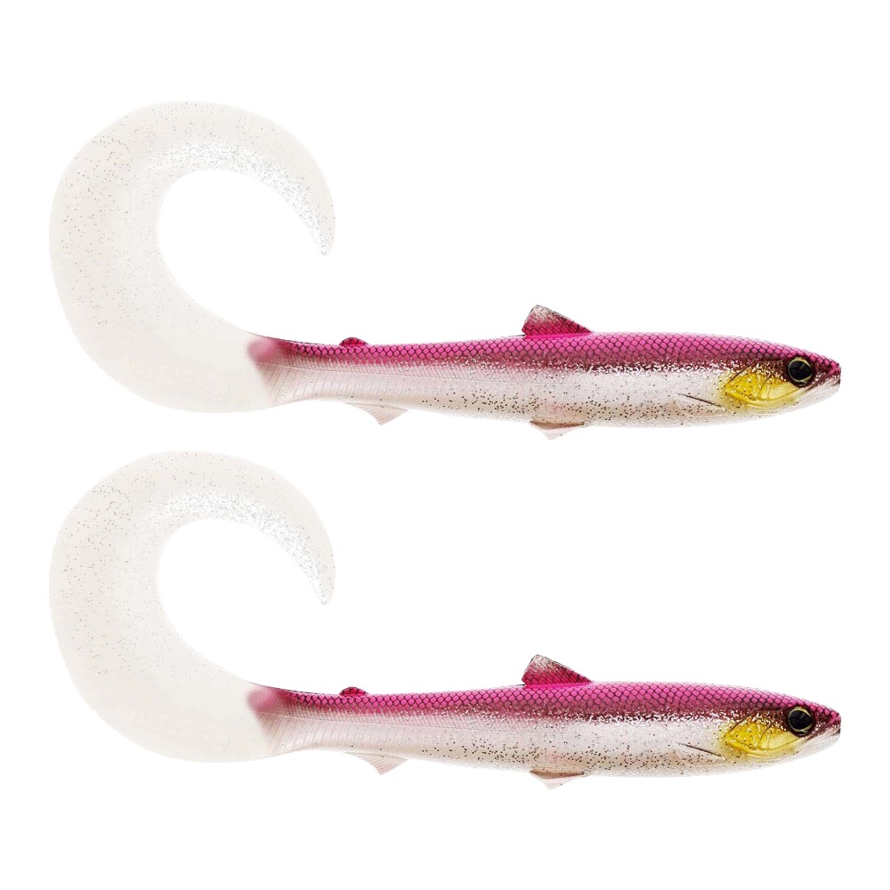 Westin BullTeez Curltail - Gummifische 10cm - Pink Headlight - 6g - 2 Stück