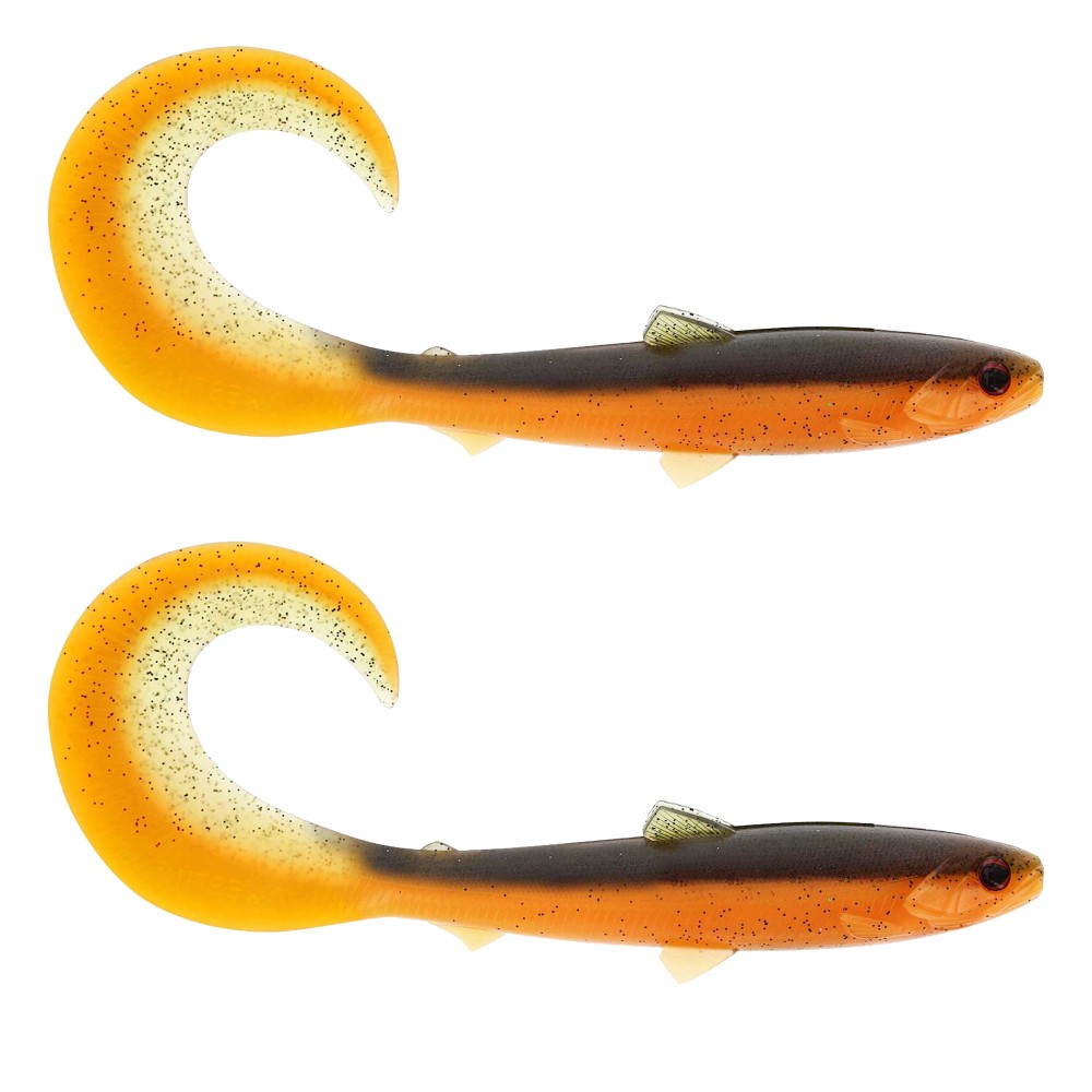 Westin BullTeez Curltail - Gummifische 10cm - UV Craw - 6g - 2 Stück