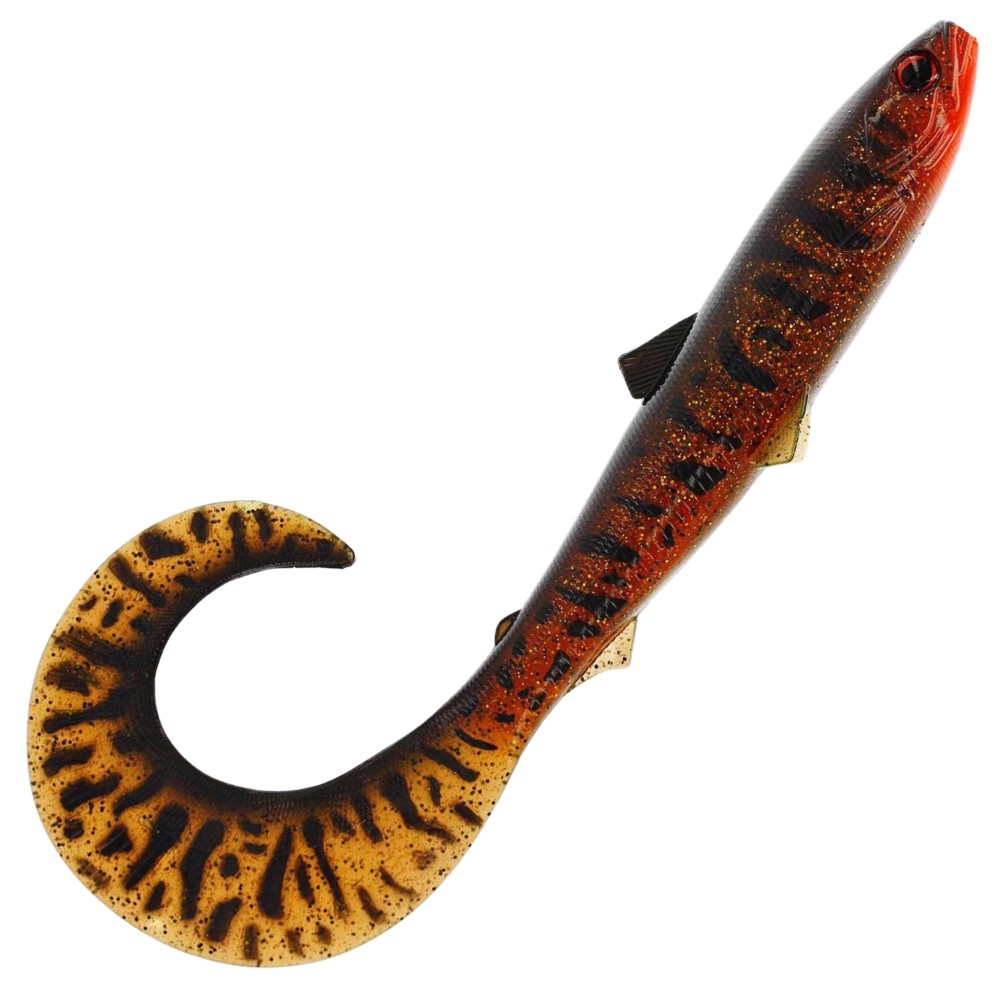 Westin BullTeez Curltail Gummifische 21cm - Motoroil Burbot - 49g - 1 Stück