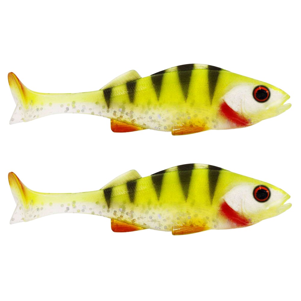 Westin Original Perch Gummifisch 7cm - 4g - Yellow Perch - 2Stück