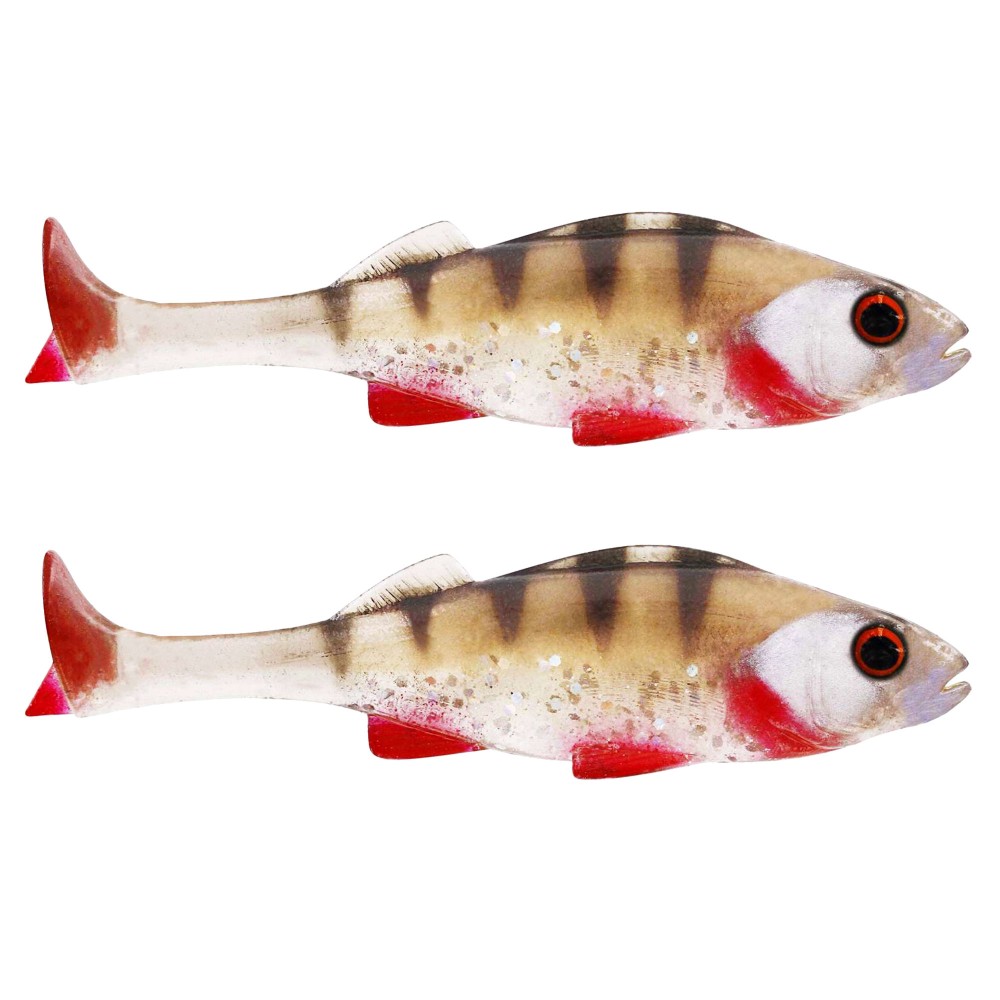 Westin Original Perch - Gummifisch 12cm - 19g - Clear Perch - 2Stück
