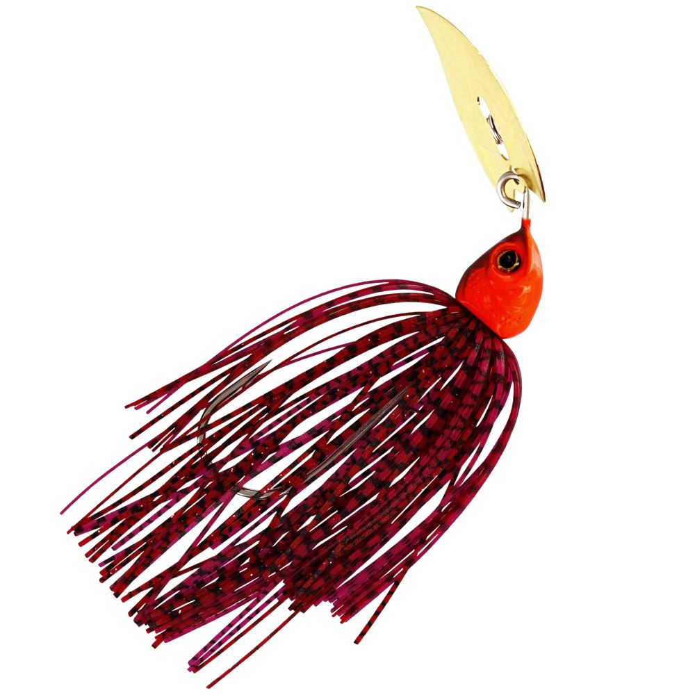Westin Bladebite V2 Tungsten Bladed Jig - Chatterbait Fire Craw - Gr.2/0 - 9g - 1 Stück