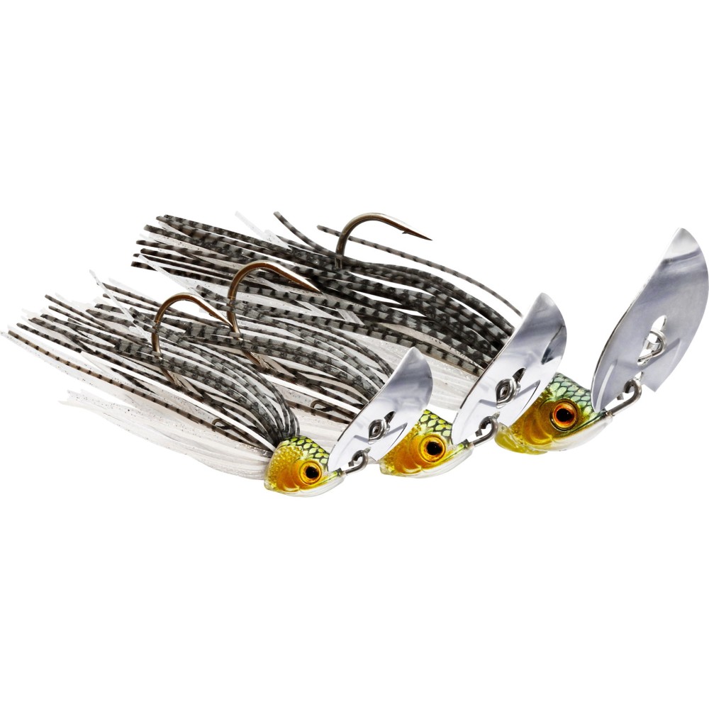 Westin Bladebite V2 Tungsten Bladed Jig - Chatterbait Brown Chartreuse - Gr.2/0 - 9g - 1 Stück