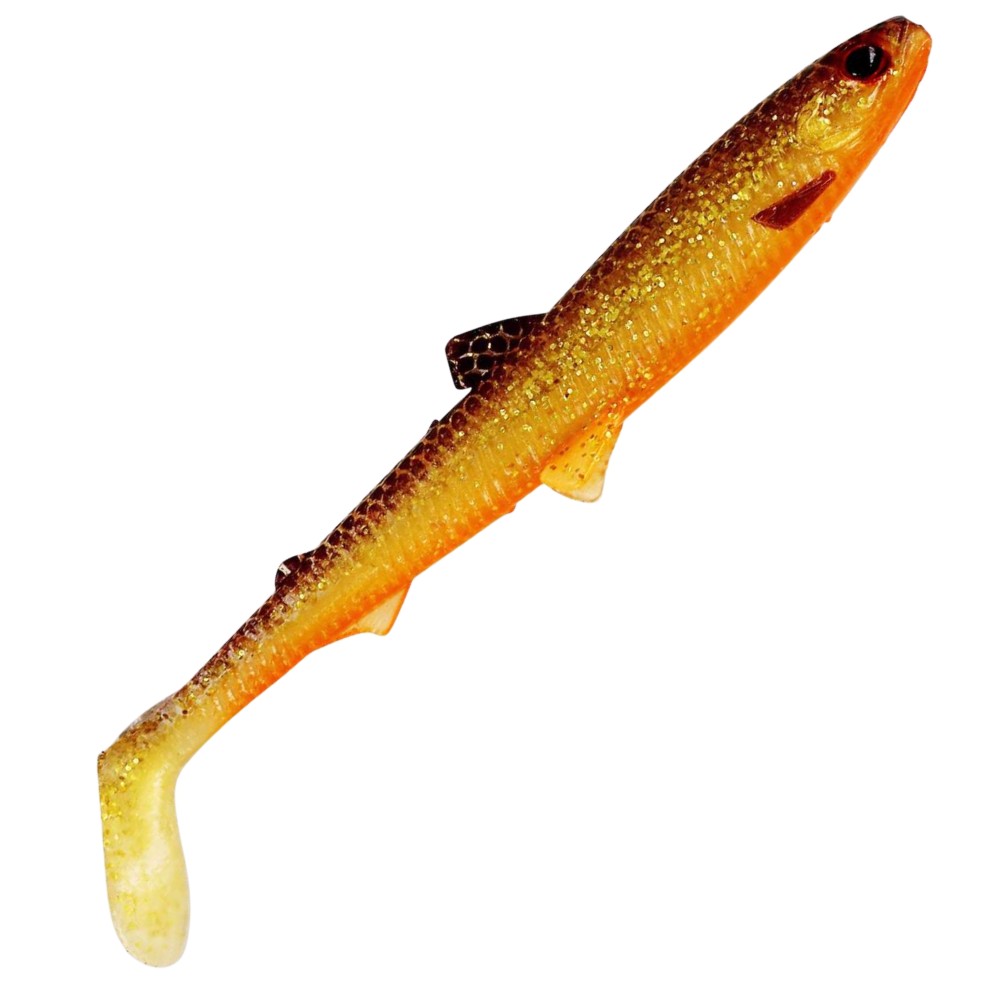 Westin BullTeez Shadtail - Gummifisch Gold Rush - 7,5cm - 4g - 3 Stück