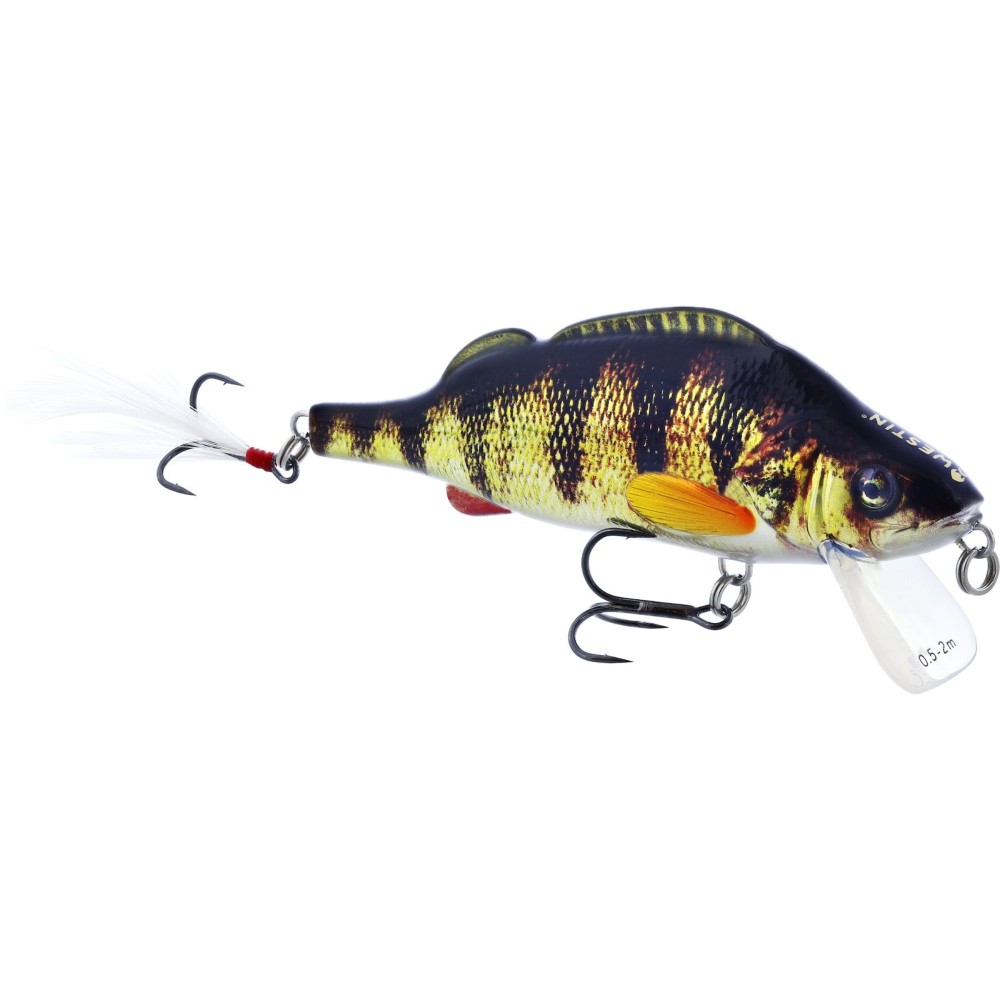 Westin Percy the Perch Crankbait - Wobbler Real Motoroil Perch - 10cm - 20g