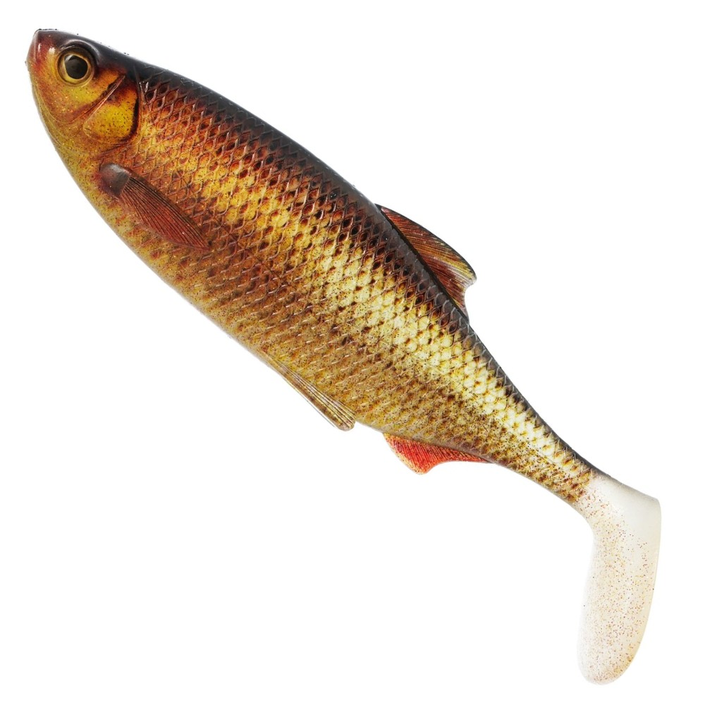 Westin Ricky the Roach Shadtail - Gummifisch 18cm - Clear Rudd - 85g - 1 Stück