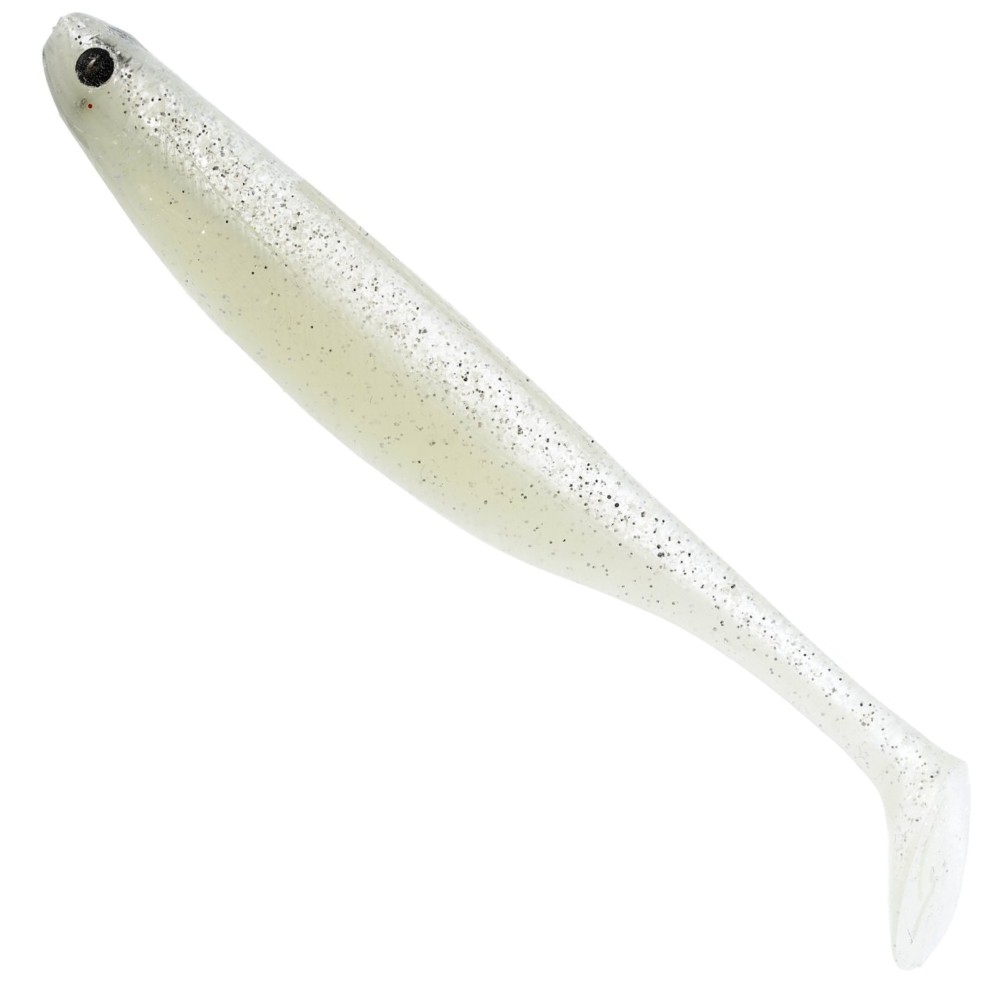 Westin ShadTeez Slim - Gummifisch 12cm - White Yang Glow - 10g - 1 Stück