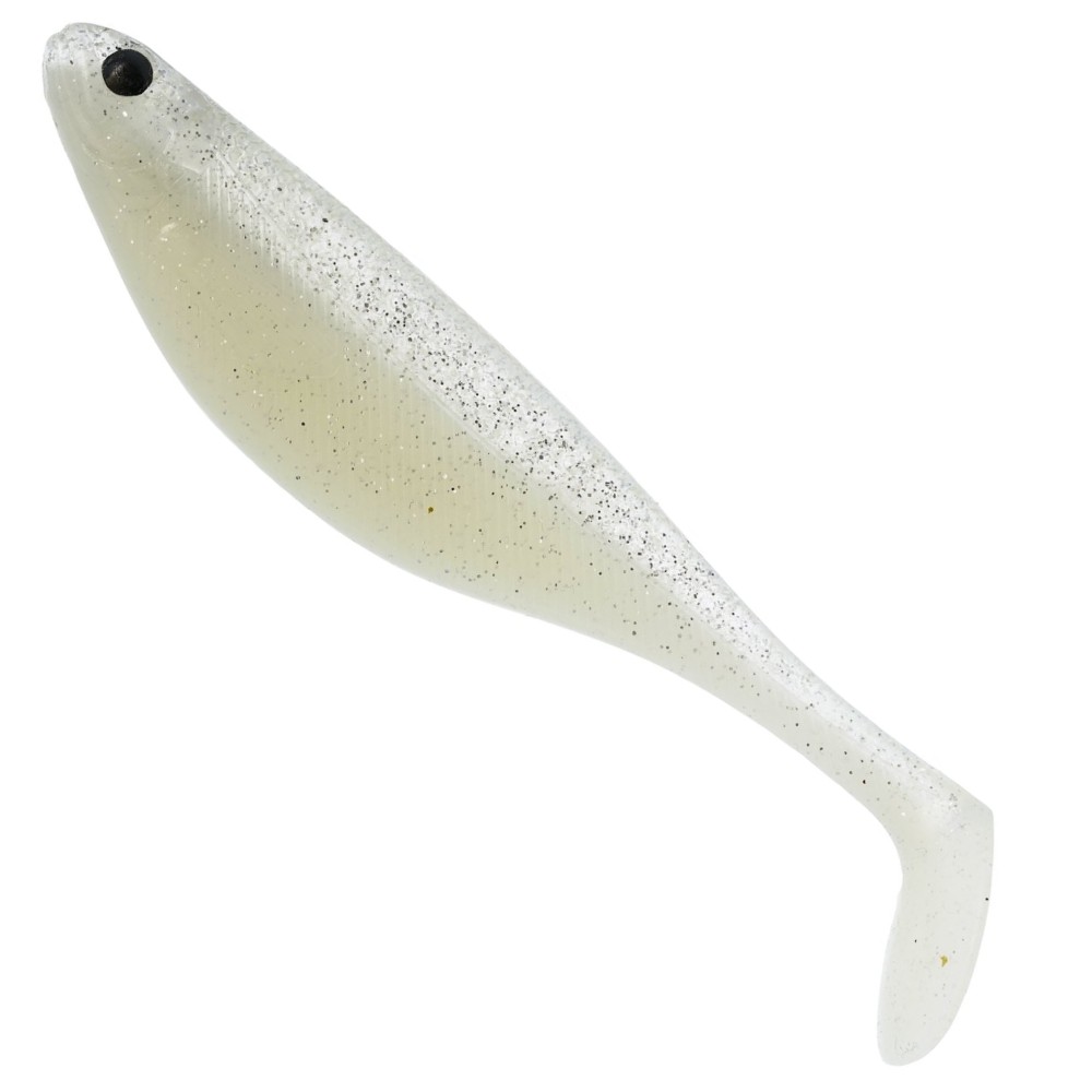 Westin ShadTeez - Gummifisch 12cm - White Yang Glow - 15g - 1 Stück