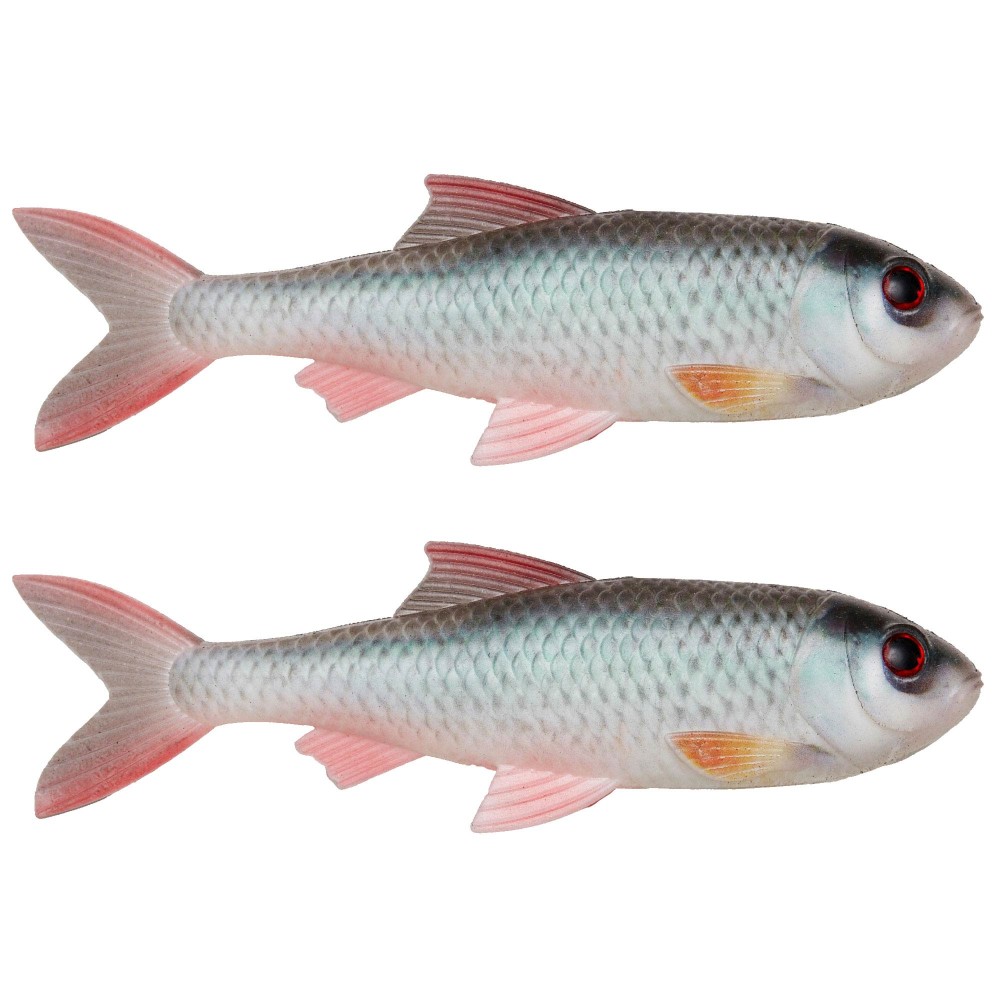 Pulzbait Skinz - 15cm - Swimbait Roach Skinz - 15cm - 2 Stück - Natural Roach