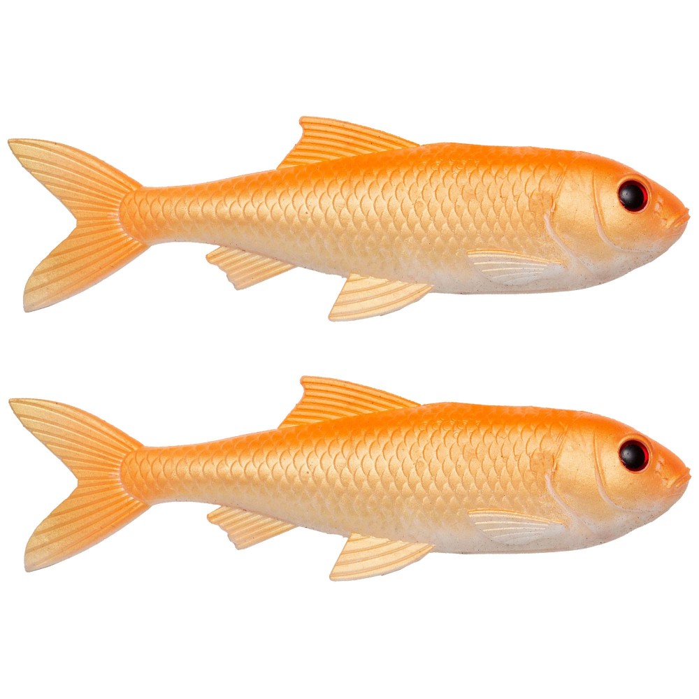 Pulzbait Skinz - 15cm - Swimbait Roach Skinz - 15cm - 2 Stück - Gold Fish