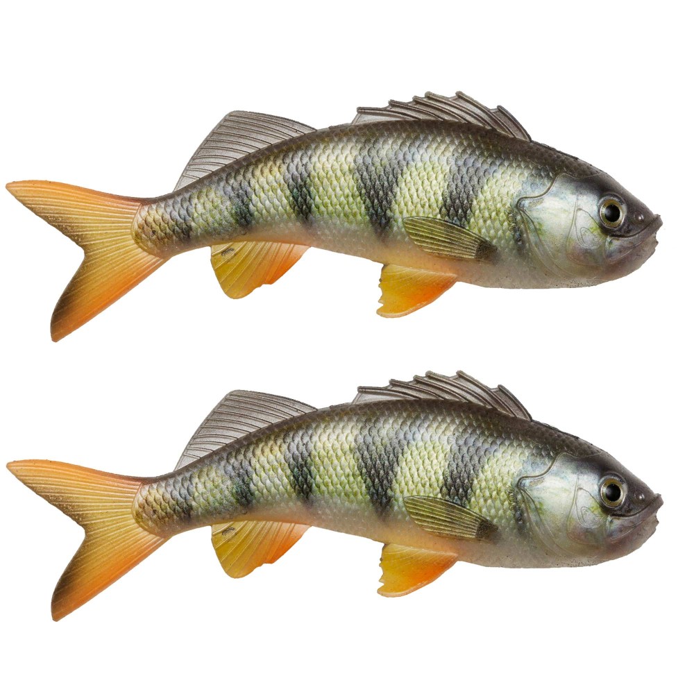 Pulzbait Skinz - 15cm - Swimbait Perch Skinz - 15cm - 2 Stück - Natural Perch
