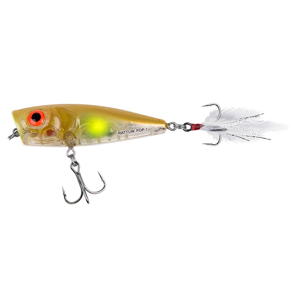 Salmo Rattlin Pop Popper 7cm - 1Stück - CLEAR AYU	