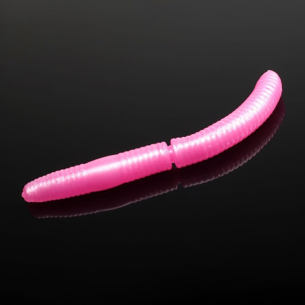 Libra Lures Fatty D´Worm Tournament Creaturebait 5,5cm - pink pearl - Cheese Flavour - 12Stück