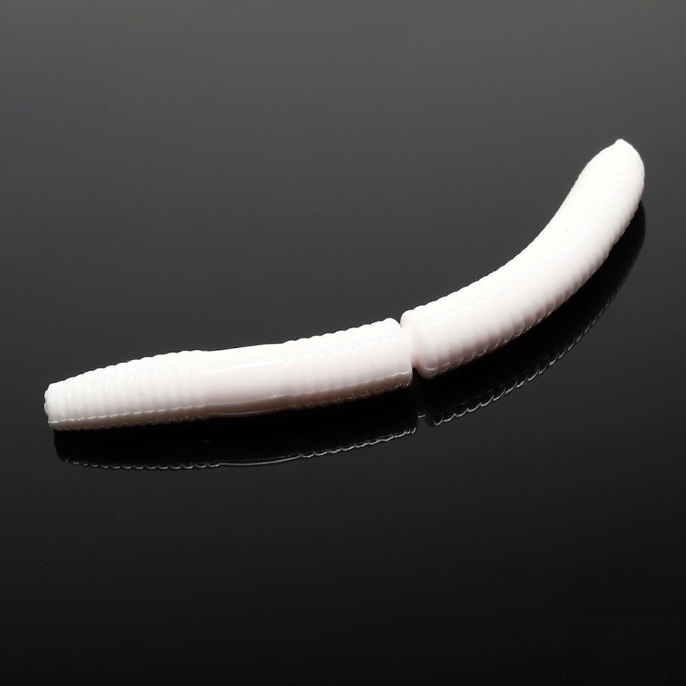 Libra Lures Fatty D´Worm Tournament Creaturebait 5,5cm - white - Krill Flavour - 12Stück