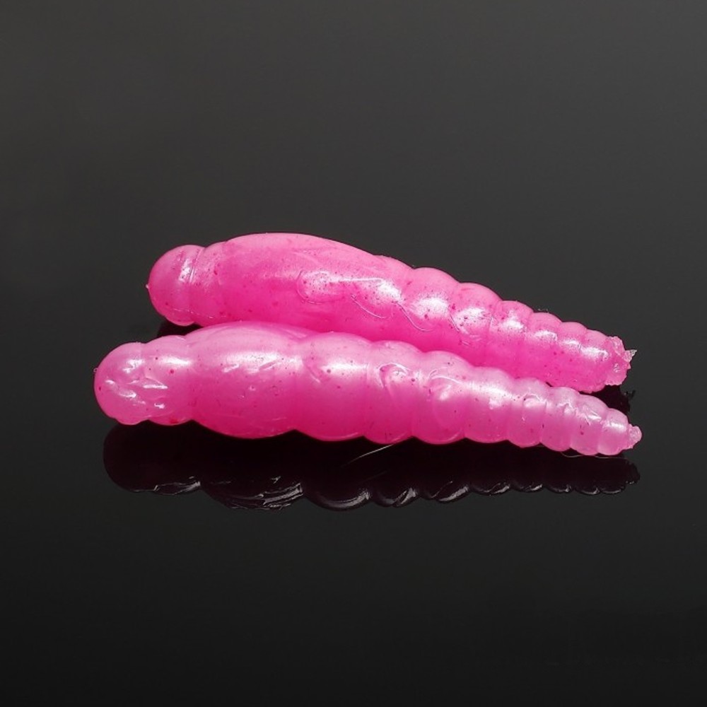 Libra Lures Largo Slim Creaturebait 2,8cm - pink pearl - Krill Flavour - 15Stück