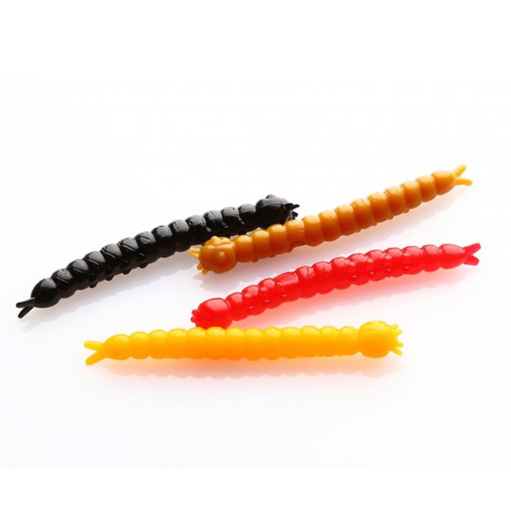 Libra Lures Slight Worm - Creaturebait 3,8cm - silver pearl - 15Stück