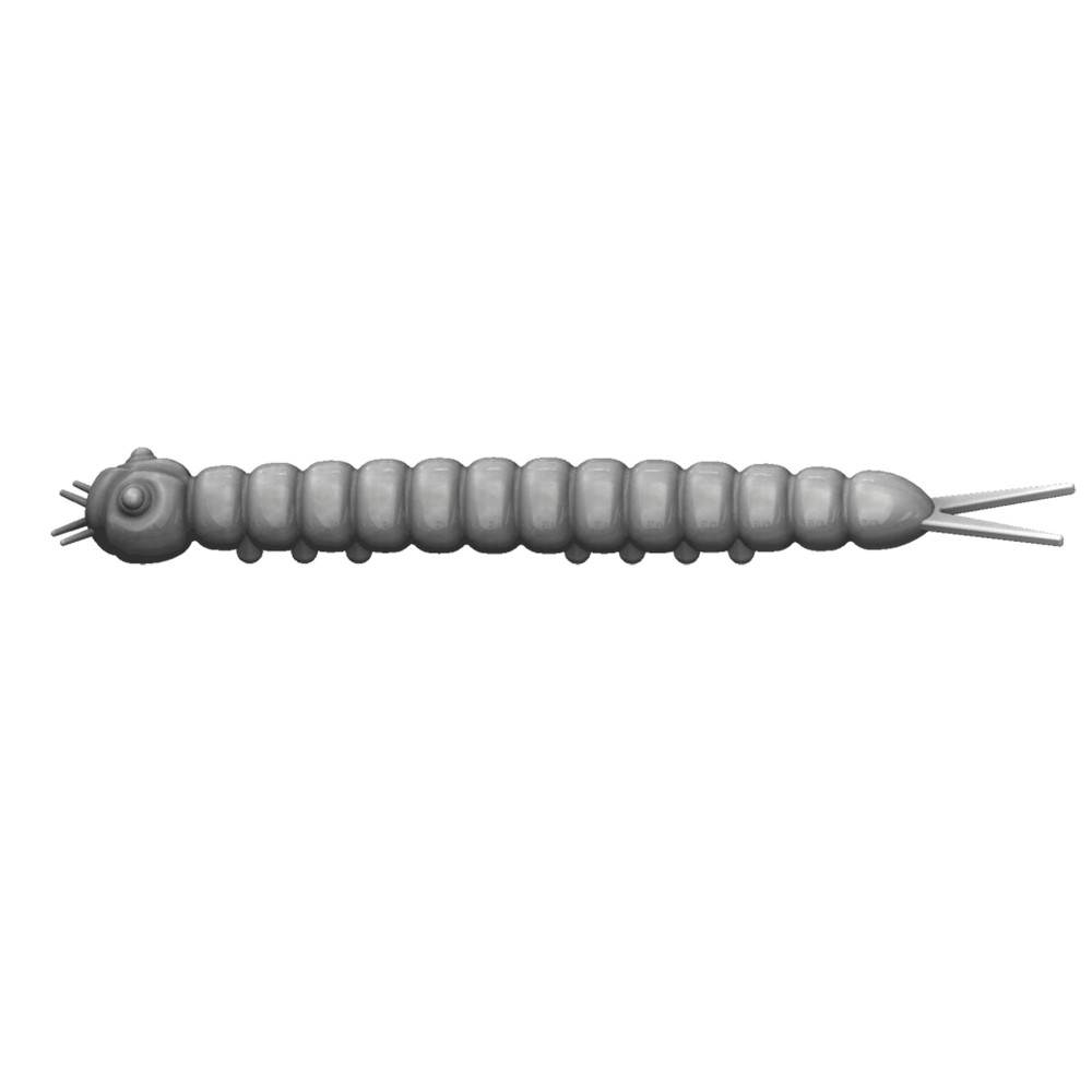 Libra Lures Slight Worm - Creaturebait 3,8cm - silver pearl - 15Stück