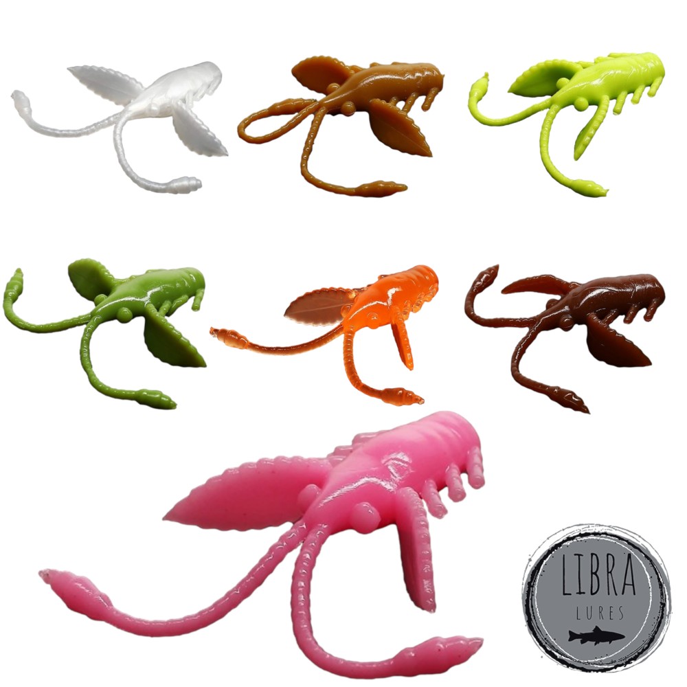 Libra Lures Pro Nymph - Creaturebait 1,8cm - silver pearl - 15Stück
