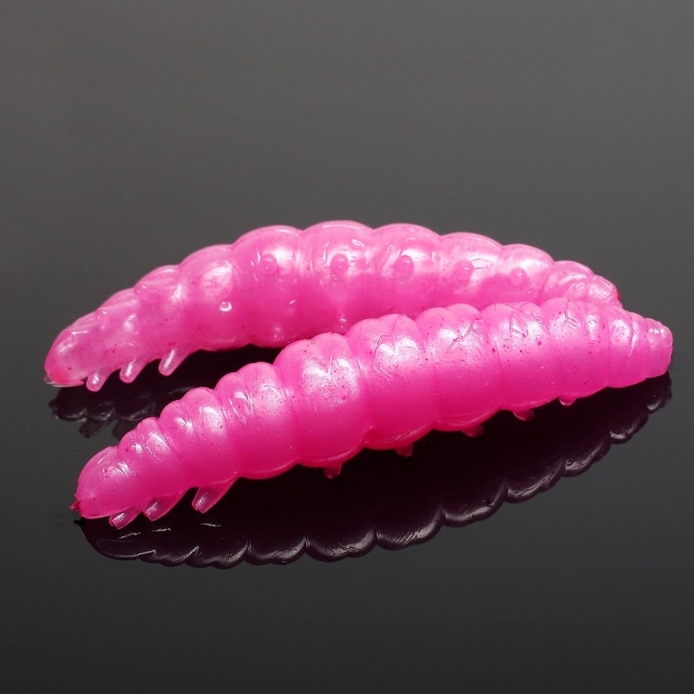 Libra Lures Larva Creaturebait 3cm - pink pearl - 15Stück