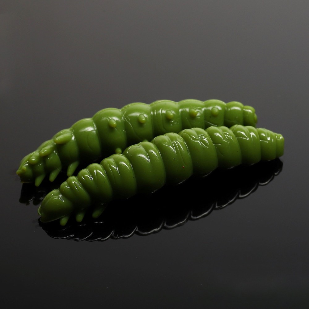 Libra Lures Larva Creaturebait 3cm - olive - 15Stück