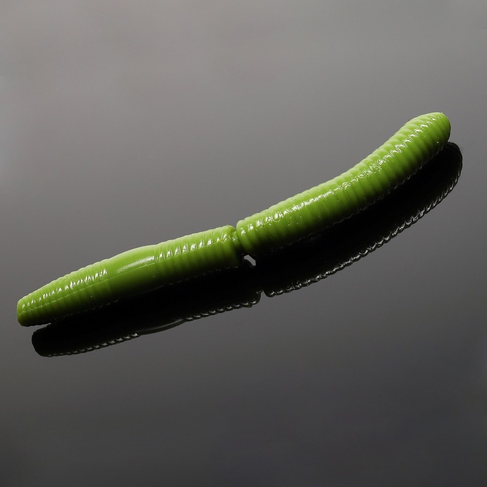 Libra Lures Fatty D´Worm Creaturebait 6,5cm - olive - 10Stück