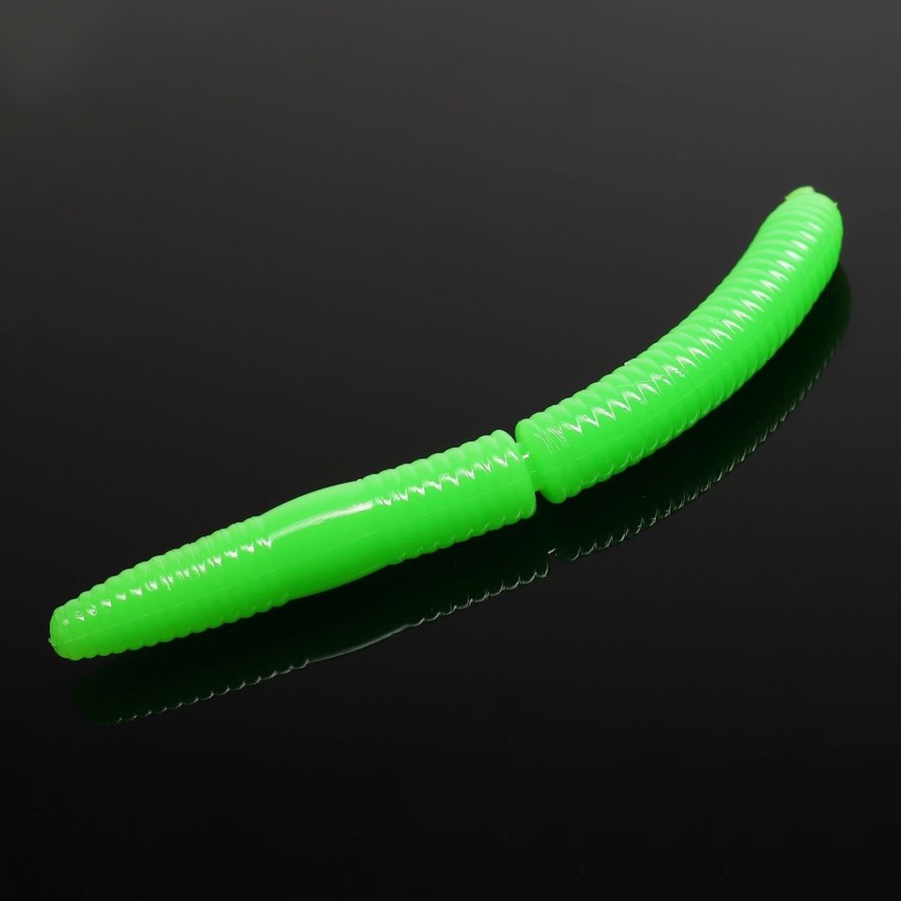 Libra Lures Fatty D´Worm - Creaturebait 7,5cm - hot apple green - 10Stück