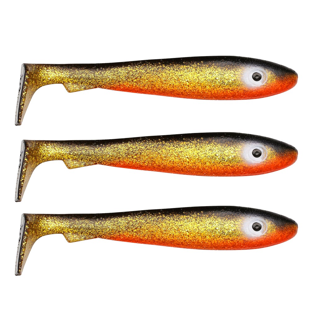 Svartzonker Sweden McRubber BigBass - Gummifische 12.5cm - Finmört - 21g - 3 Stück