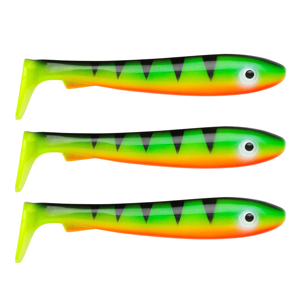 Svartzonker Sweden McRubber BigBass - Gummifische 12.5cm - Fire Tiger - 21g - 3 Stück