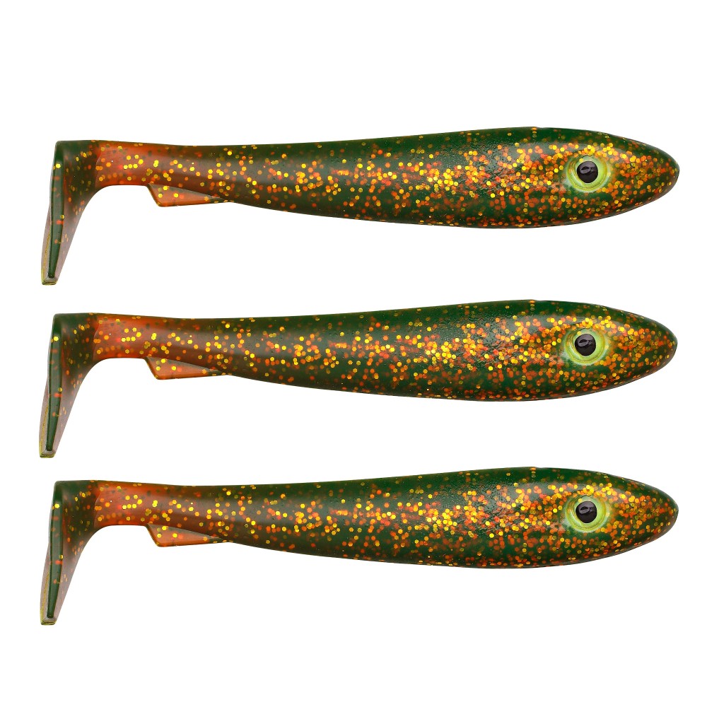 Svartzonker Sweden McRubber BigBass - Gummifische 12.5cm - Motoroil - 21g - 3 Stück