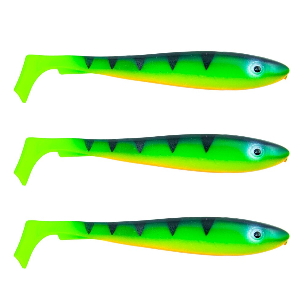 Svartzonker Sweden McRubber Shad - Gummifisch 17cm - Fire Tiger