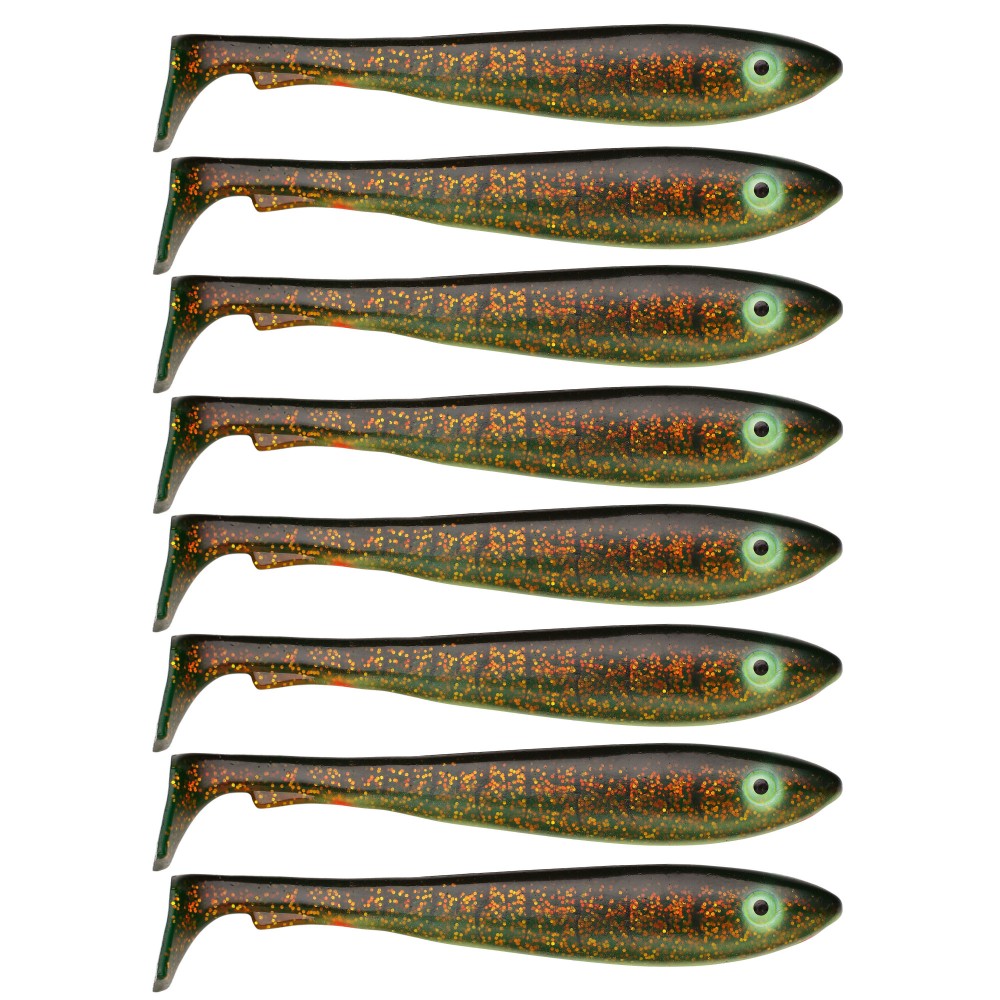 Svartzonker Sweden McRubber Shad Gummifische 9cm - 6g - 8 Stück - Burbut C10