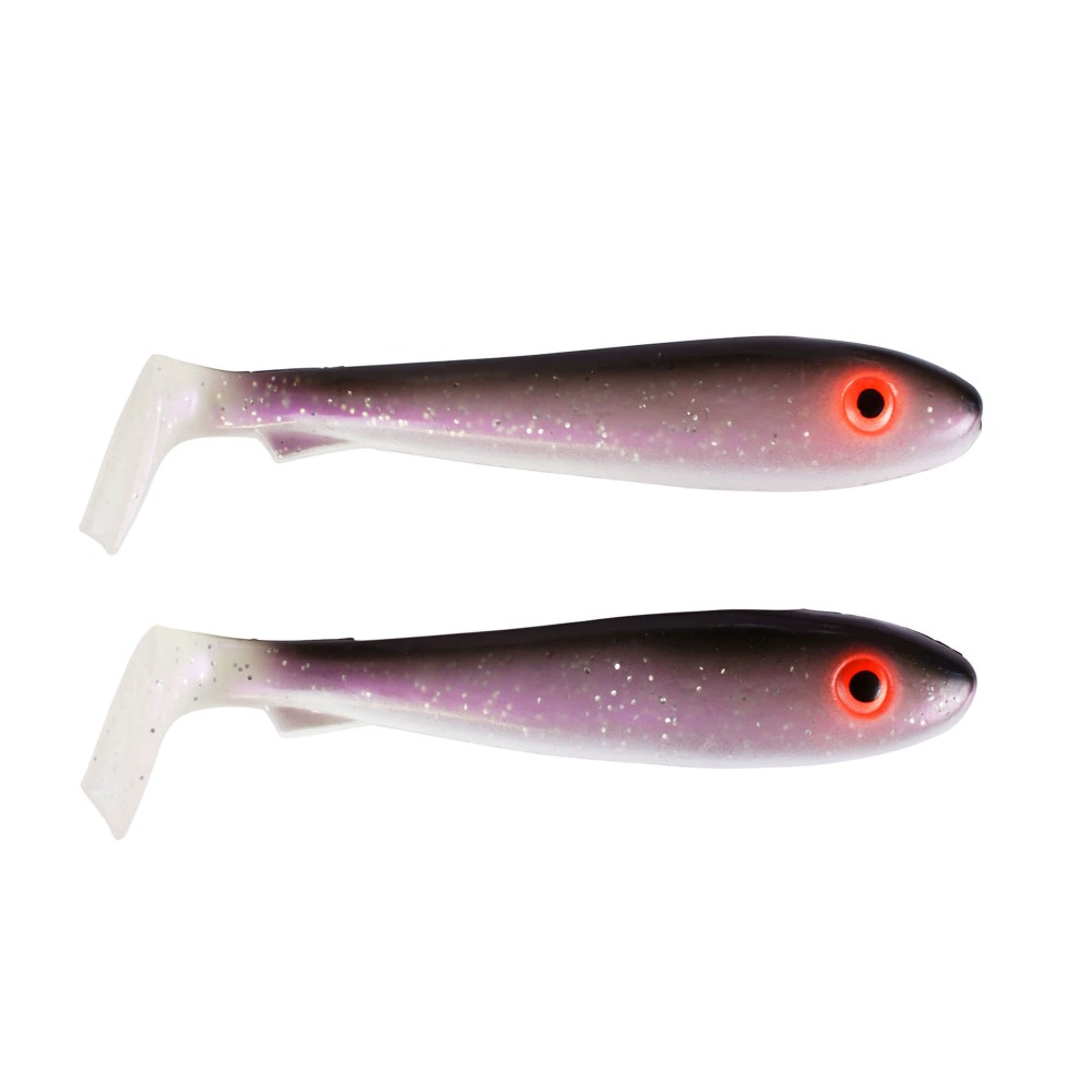 Svartzonker Sweden McRubber Junior Gummifische 17cm - White Fish - 45g - 2 Stück