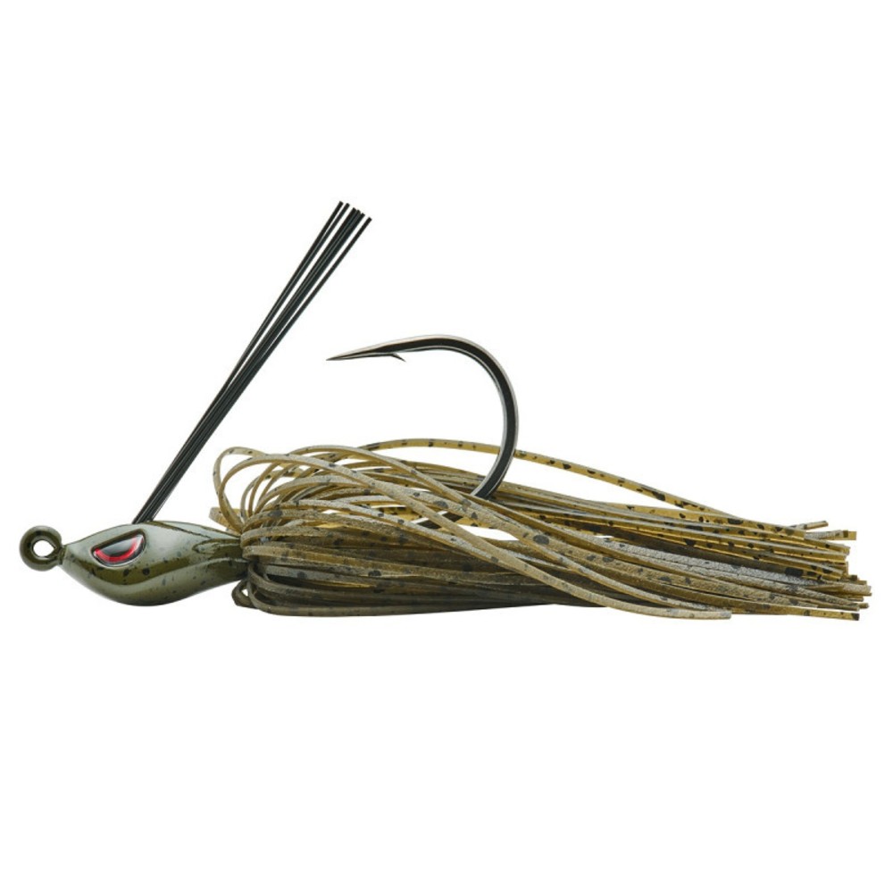 SPRO CJ Swim Jig - Skirted Jig Green Pumpkin - 8,9cm - 10,5g - Gr.#4/0 - 1Stück