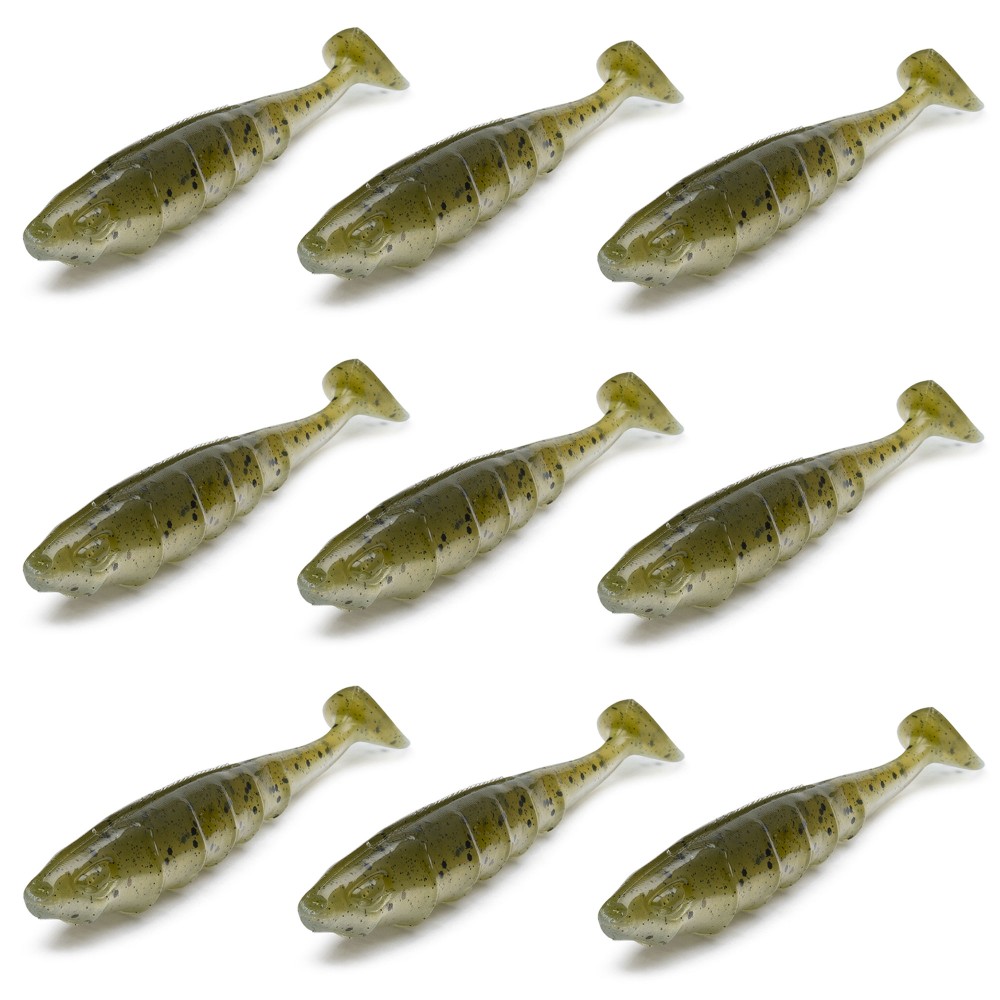 Nays ND 30 - 10 Couleurs De Leurres Ned Rig En TPE Pour Crevettes - 7,6 Cm - Idéal Pour La Pêche Précise