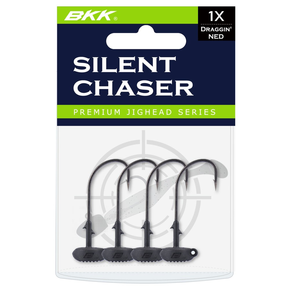BKK Silent Chaser-Draggin' NED Ned Rig Haken 4Stück - Gr.1 - 1,77g
