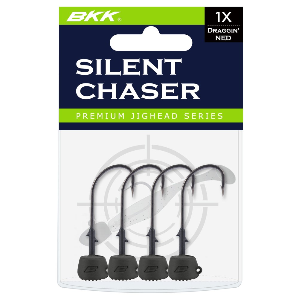 BKK Silent Chaser-Draggin' NED Ned Rig Haken 4Stück - Gr.1 - 5,31g