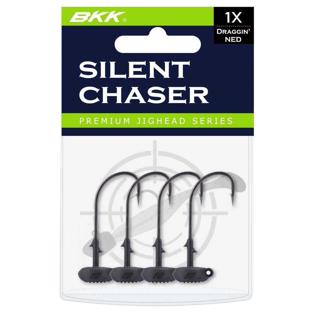 BKK Silent Chaser-Draggin' NED - Ned Rig Haken 4Stück - Gr.1/0 - 1,77g