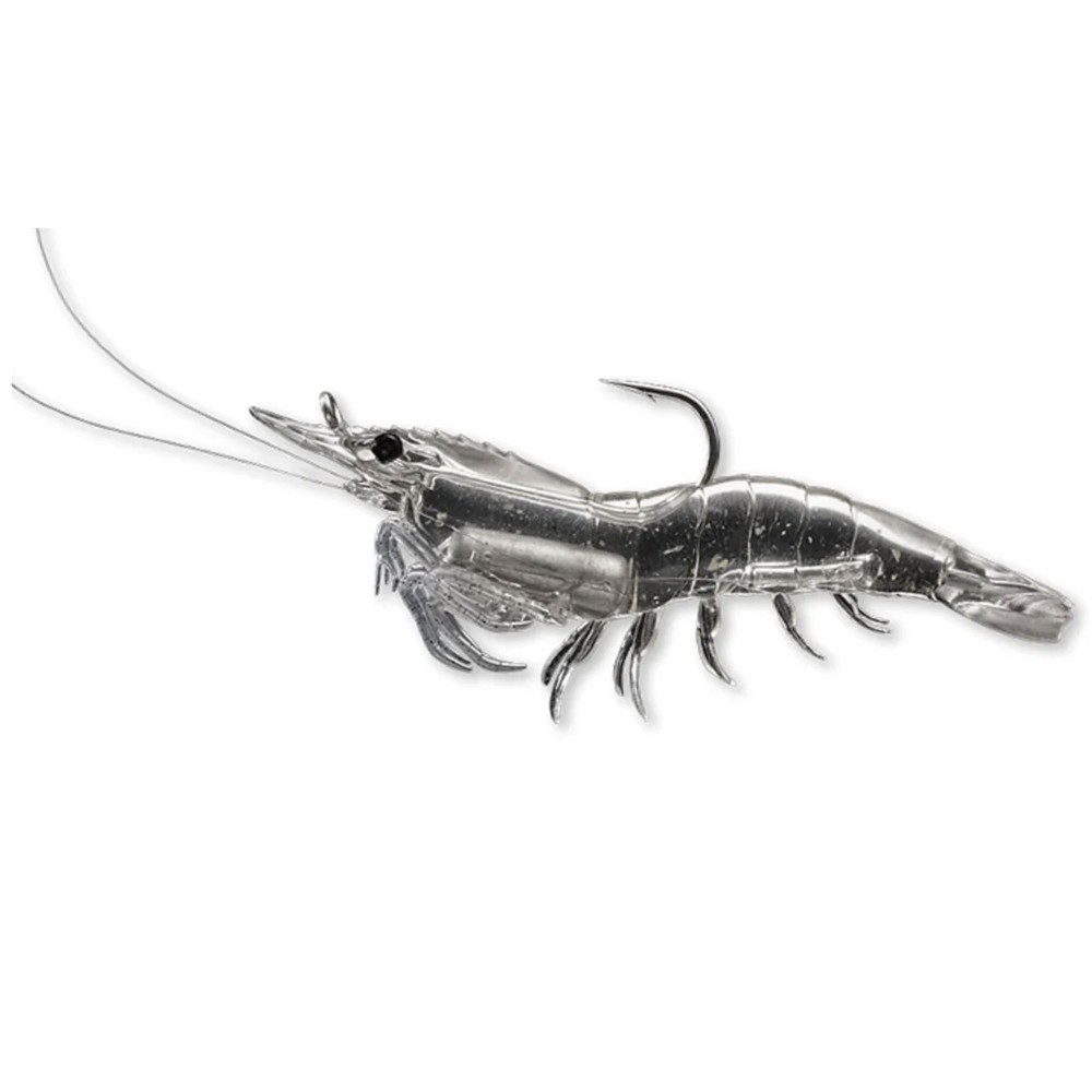 Live Target Rigged Shrimp - Garnele 10cm - Clear - 14g - 1 Stück