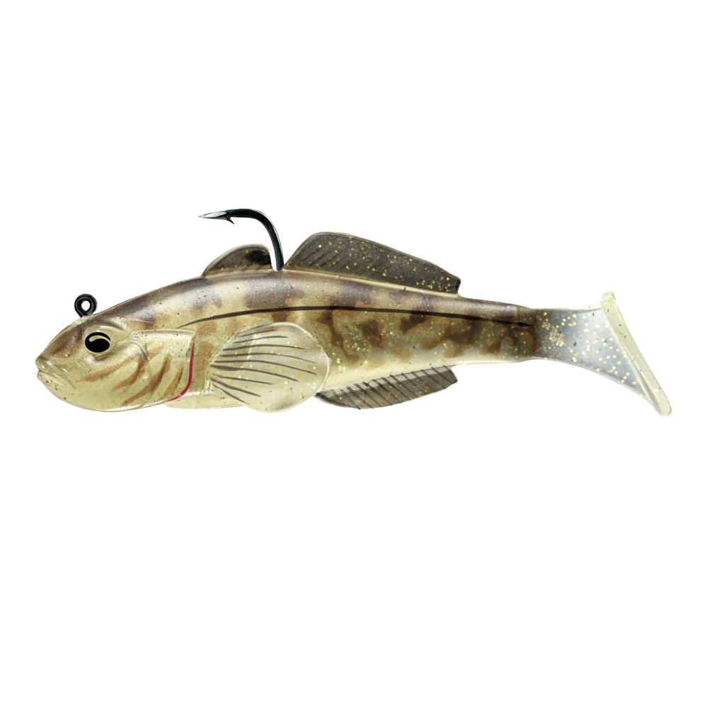 Live Target Goby Paddle Tail - Grundel 8cm - Natural - 14g - 1 Stück