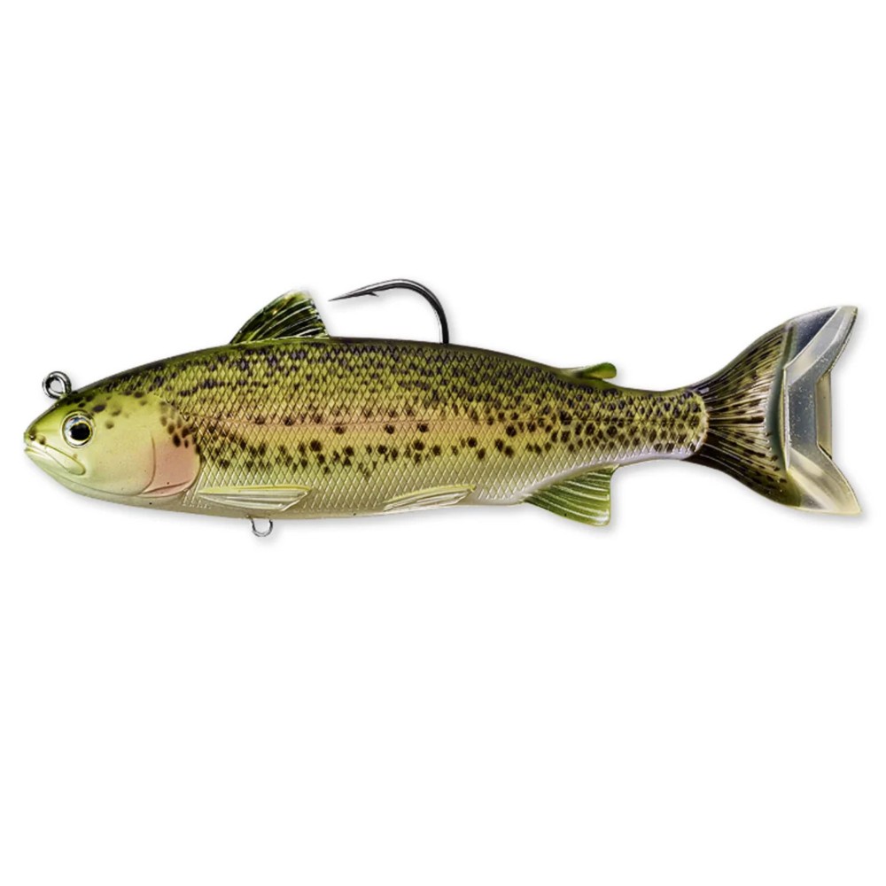 Live Target Trout Adult Swimbait 16,8cm - Olive/Red - 71g - 1 Stück