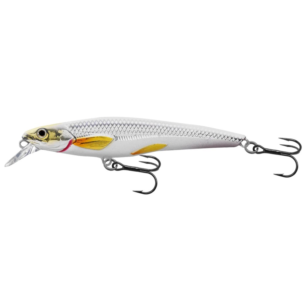 Live Target Rainbow Smelt Jerkbait - Wobbler 9,1cm - Pearl - 9g - 1 Stück
