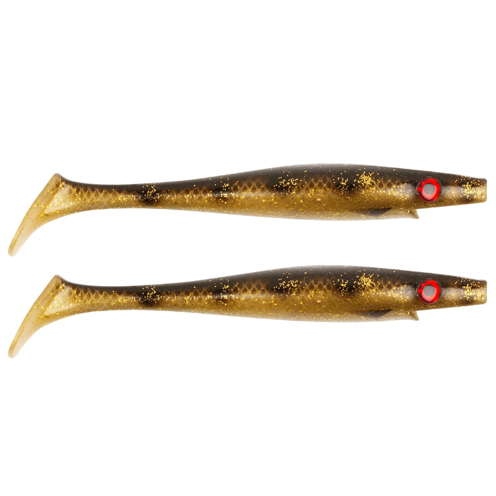 Strike Pro Pig Shad Junior 20cm - Spotted Bullhead - 50g - 2 Stück