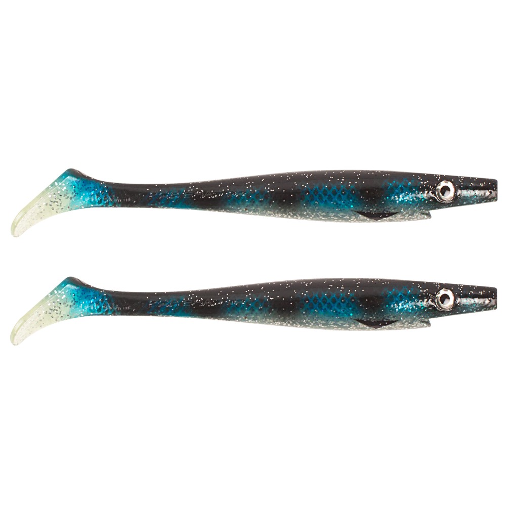 Strike Pro Pig Shad Junior 20cm - Ice Spotted Bullhead - 50g - 2 Stück