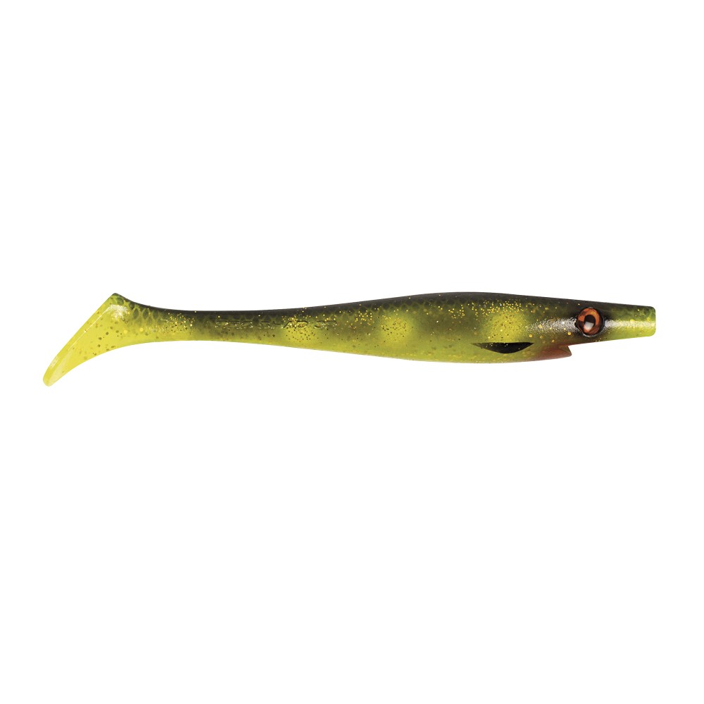 Strike Pro Pig Shad 23cm - Hot Spotted Bullhead - 90g - 1 Stück