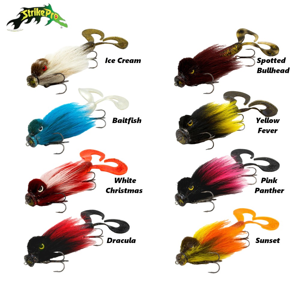 Strike Pro Miuras Mouse Big Hybrid Bigbait 23cm - Ice Cream - 95g - 1 Stück